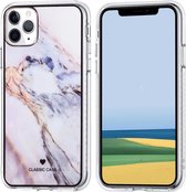 UNIQ Accessory Paarse Print Telefoonhoesje voor Apple iPhone 11 Pro Max - TPU Materiaal & Bescherming van Telefoon.