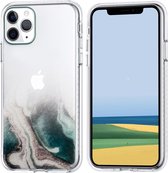 Apple iPhone 11 Pro Max TPU Backcover hoesje - Print Transparant