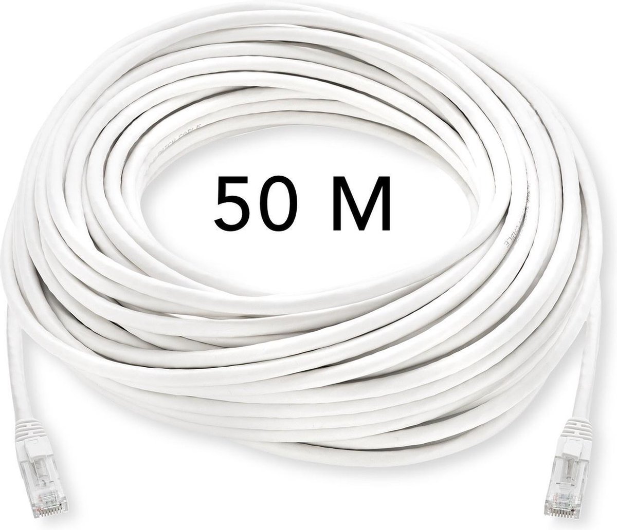 UTP kabel 50 meter - CAT 6 - Internetkabel - Ethernet kabel – Netwerkkabel  | bol.com