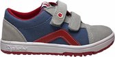 naturino sport velcro suede lederen/textiel sneakers 467 grijs/blauw mt 33