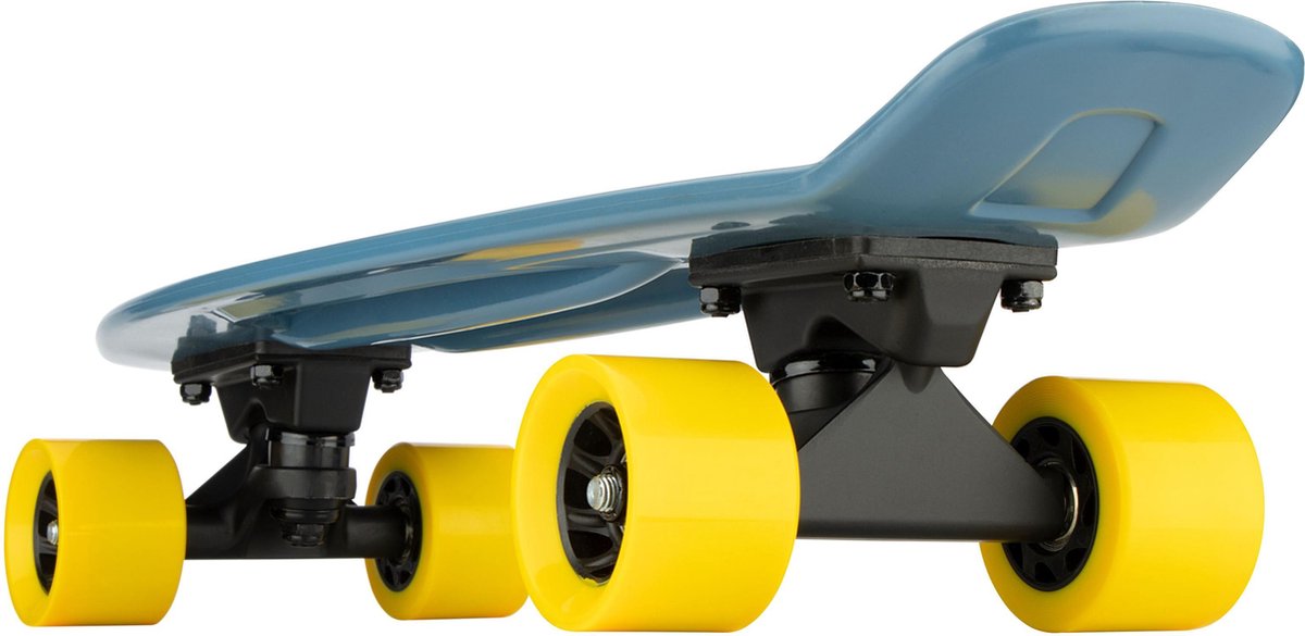 Nijdam FlipGrip Skateboard - Gamester - Blauw/Geel — afbeelding 2