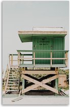 Made on Friday - Lifeguard Post 40 x 50  cm -  ( 250 gr./m2)