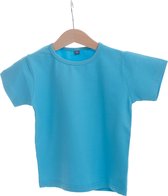 BeeLittle - T-shirt korte mouw - blauw - maat 104