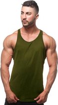 Tank top - stringer - sport - groen - medium - men