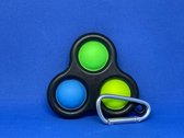 Fidget toy - Zwart - Nieuwste - 3 pop - Anti stress - pop it -