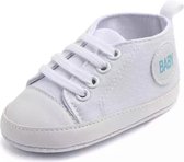 Baby Schoenen - Kinderschoenen - Eerste Wandelaars - Wit - Maat 6-12 M