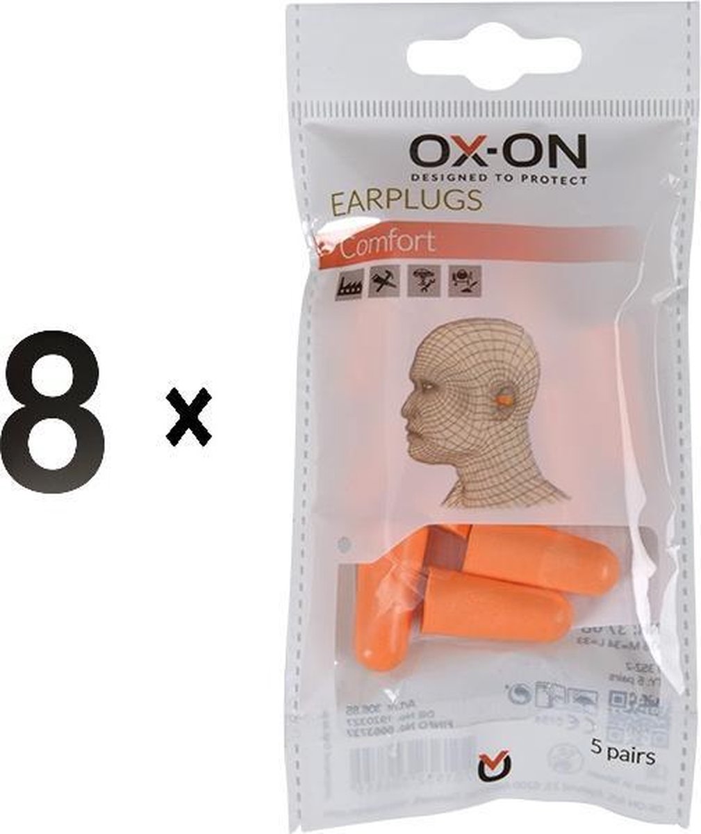 Bouchons d'oreilles anti-bruit jetables Uvex X-fit - 37 dB