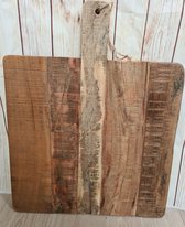 snijplank - oud hout - industrieel - decoratief - serveerplank -