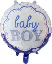 Ballon geboorte jongen/zoon 40  cm, kindercrea