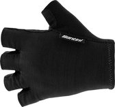 Santini Fietshandschoenen zomer Zwart Heren - Cubo Cycling Gloves Black - L