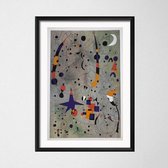 Joan Miro Poster 1 - 21x30cm Canvas - Multi-color