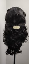 Lucy's Wigs - lace front dames Pruik | Zoë - Zwart 45 cm
