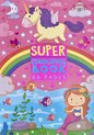 foto van Super Colouring Book - Unicorn - Zeemeerminnen - Kleurboek - 96 pagina's