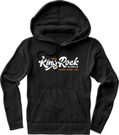 KingRock Studio  Hoodie | Zilver | Heren / Dames | Original & Vintage Hoodie met Capuchon | Perfect Kleding Trui Verjaardag Cadeau |