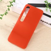 Voor Geschikt voor Xiaomi Mi 10 Pro 5G effen kleur vloeibare siliconen schokbestendige dekking (rood)