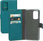 Mobiparts Saffiano Boekhoesje/Bookcase - Magneetsluiting - Samsung Galaxy A52 4G/5G/A52s 5G (2021) Turquoise