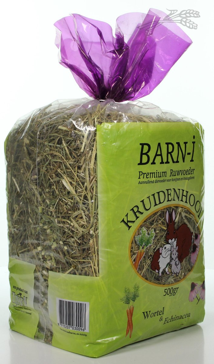 Barn-i Kruidenhooi - Ruwvoer - Kamille en Paardenbloem - 6x 500 gram Konijnen Cavia Knaagdieren