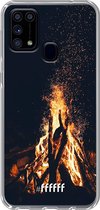 Samsung Galaxy M31 Hoesje Transparant TPU Case - Bonfire #ffffff