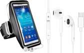 DrPhone SPO1 – Reflecterende Sportarmband XL 6.5 inch - USB-C Oordopjes – Microfoon – TYPE-C Oordoppen