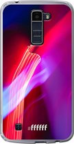 LG K10 (2016) Hoesje Transparant TPU Case - Light Show #ffffff