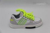 Track style- 321380- witte sportieve schoen- neon groen/ gele streep- 3,5 maat 31