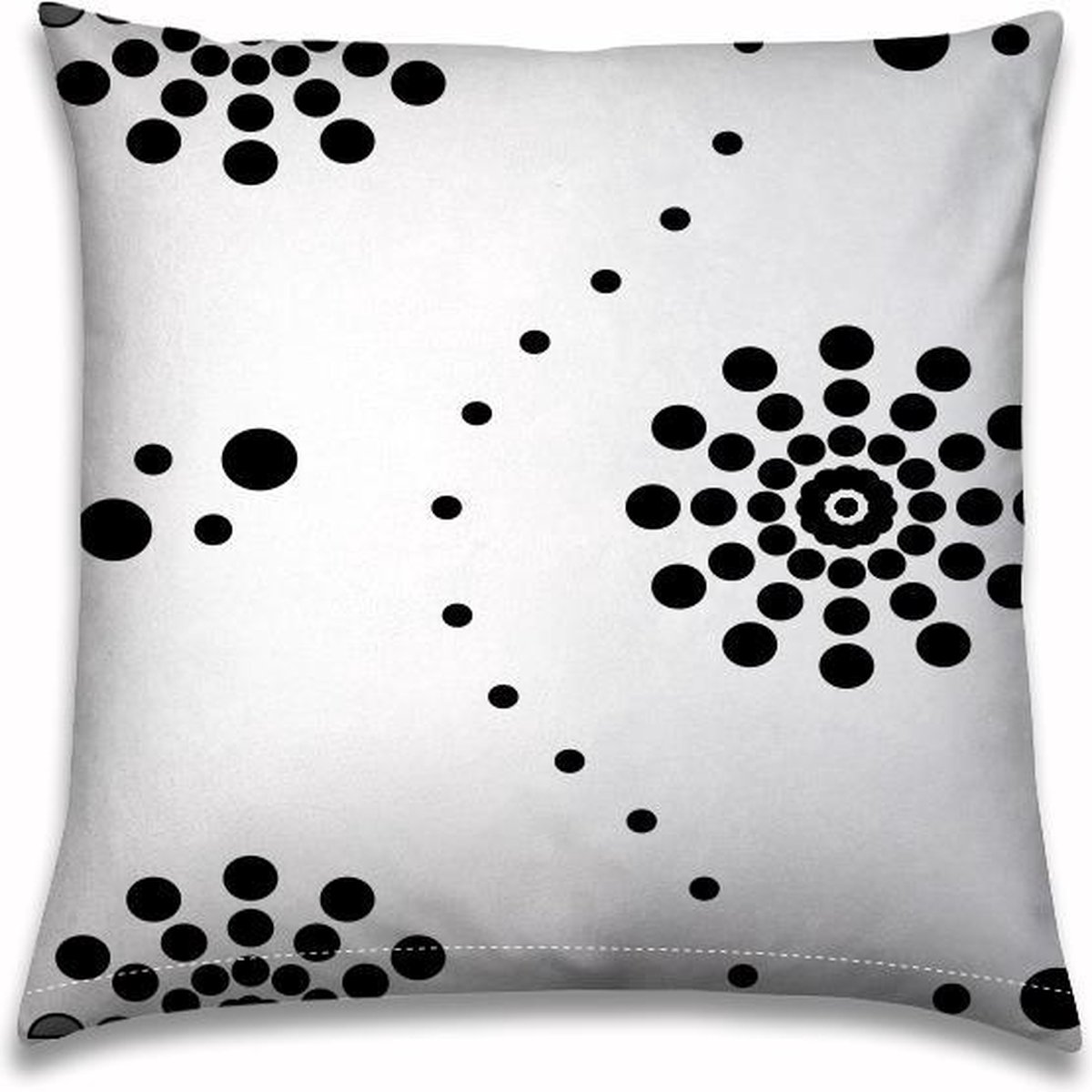 Bootkussen | 50x50cm | Zwart-wit | Stippen | Outdoor | Tuinkussen | Sloepkussen