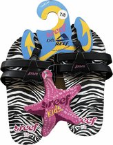 Slippers | Teenslippers | Reef | Zebraprint | Maat 23