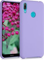kwmobile telefoonhoesje voor Huawei Y7 (2019) / Y7 Prime (2019) - Hoesje met siliconen coating - Smartphone case in lavendel