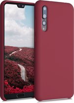 kwmobile telefoonhoesje voor Huawei P20 Pro - Hoesje met siliconen coating - Smartphone case in kastanjebruin