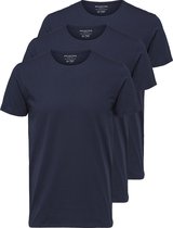 SELECTED HOMME SLHNEWPIMA SS O-NECK TEE B 3 PACK NOOS Heren T-shirt - Maat XXL