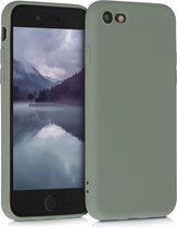 kwmobile telefoonhoesje geschikt voor Apple iPhone SE (2022) / iPhone SE (2020) / iPhone 8 / iPhone 7 - Hoesje voor smartphone - Precisie camera uitsnede - In grijsgroen