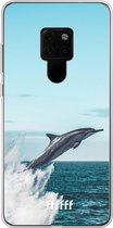 Huawei Mate 20 Hoesje Transparant TPU Case - Dolphin #ffffff