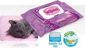 Nayeco Biologische Mauve Katten Doekjes | 40 Wipes