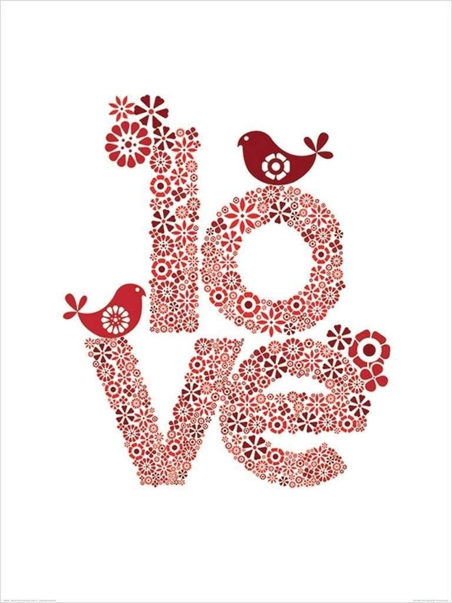Pyramid Poster - Valentina Ramos Love - 80 X 60 Cm - Multicolor Divers