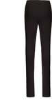 Een zwarte legging met een elastische tailleband.
