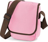 Bag Base Mini Reporter Tas kleur  Classic Roze/Bruin