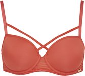 Sapph Fabulous Padded Bra Dames Red Orange-80D