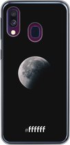 Samsung Galaxy A50 Hoesje Transparant TPU Case - Moon Night #ffffff