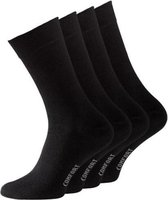 12 paar samtex katoen sneaker sokken (zwart) 43-46