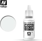 Vallejo 70993 Model Color White Grey - Acryl Verf flesje