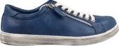 ANDREA CONTI  dames veterschoen blauw BLAUW 37