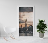 Deursticker Londen 2 - 100 x 250 cm - Gratis installatie-kit - Snelle levering