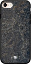 iPhone 7 Hoesje TPU Case - Golden Glitter Marble #ffffff