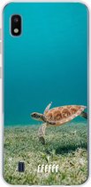 Samsung Galaxy A10 Hoesje Transparant TPU Case - Turtle #ffffff