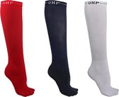 Qhp Showsokken  Color 3-pack Uni - Red-white - 39-42