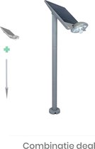 LUTEC aluminium Pole & Drop met bewegingsmelder - Donkergrijs - Tuinverlichting - LED