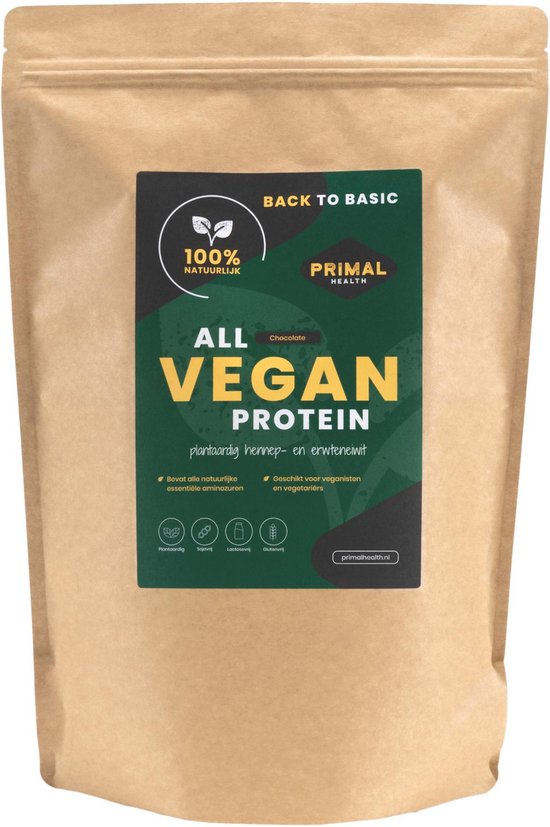 Primal Health - Vegan Protein - Eiwitshake/ Proteine Poeder - Plantaardig...