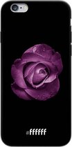 6F hoesje - geschikt voor iPhone 6 -  TPU Case - Purple Rose #ffffff