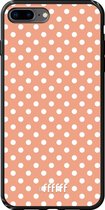 iPhone 7 Plus Hoesje TPU Case - Peachy Dots #ffffff
