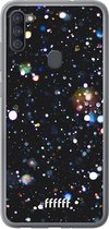 Samsung Galaxy A11 Hoesje Transparant TPU Case - Galactic Bokeh #ffffff